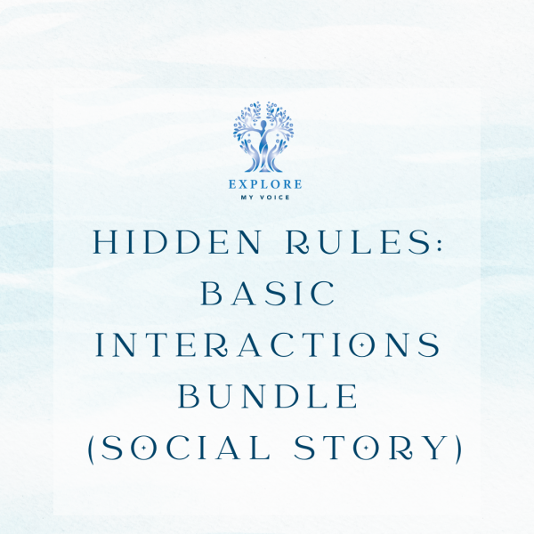 Hidden Rules: Basic Interactions Bundle (Social Story)